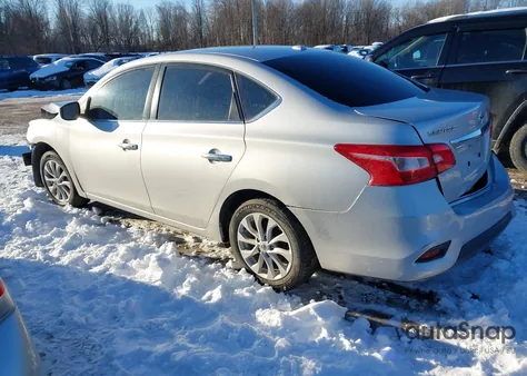 2018 Nissan Sentra Sv из США, поврежденный, VIN 3N1AB7AP6JL655421